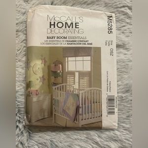 UNCUT rare 2000’s McCalls Home Essentials Baby Room Essentials sewing pattern